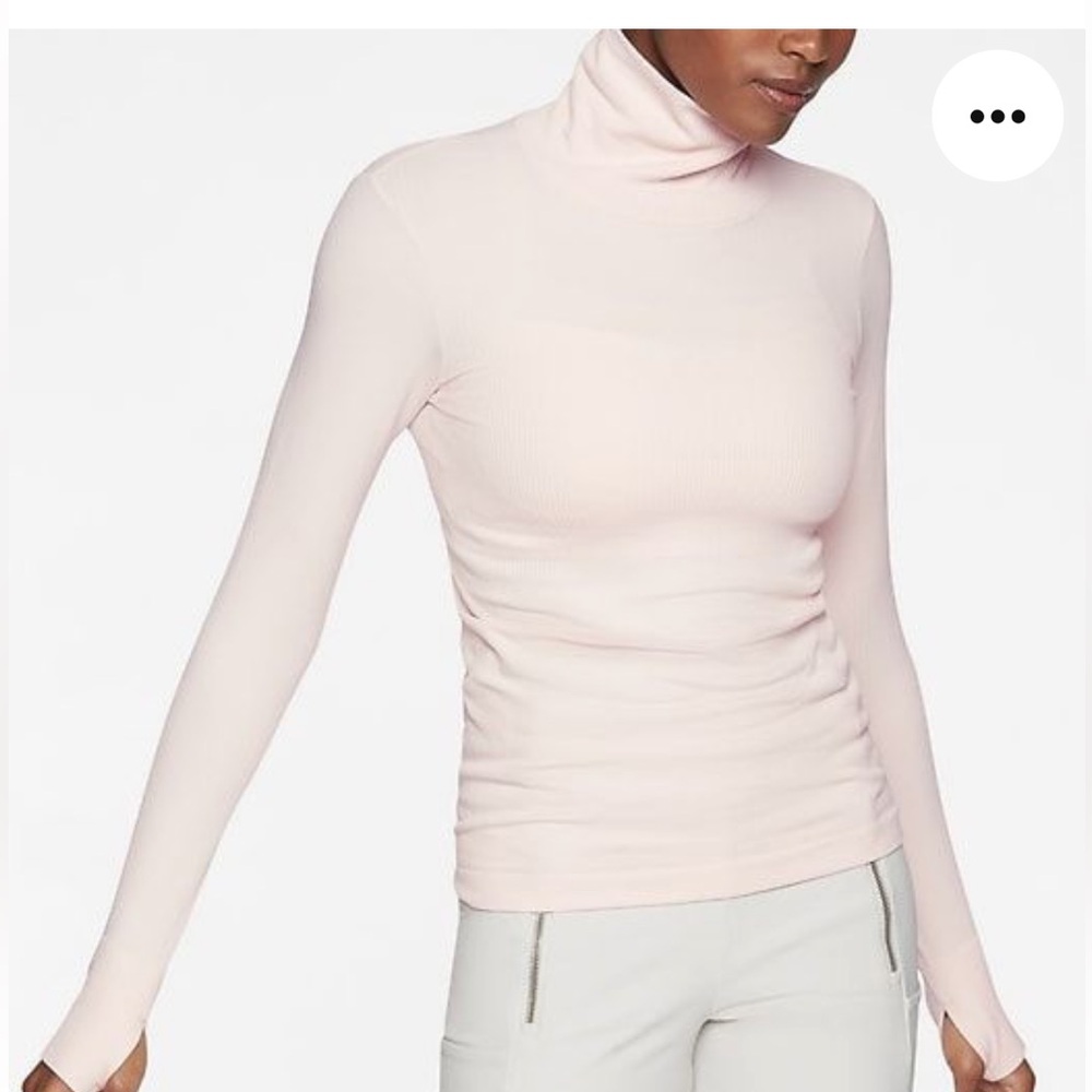 Athleta Flurry Base Layer Turtleneck - Milkshake Pink - NWT - M (sold out)